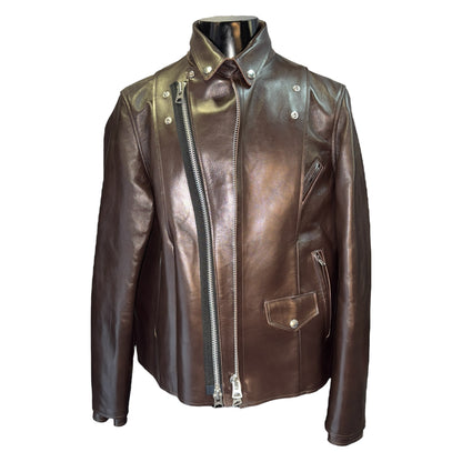 [sacai] Sacai Leather Jacket, Brown, Size 2