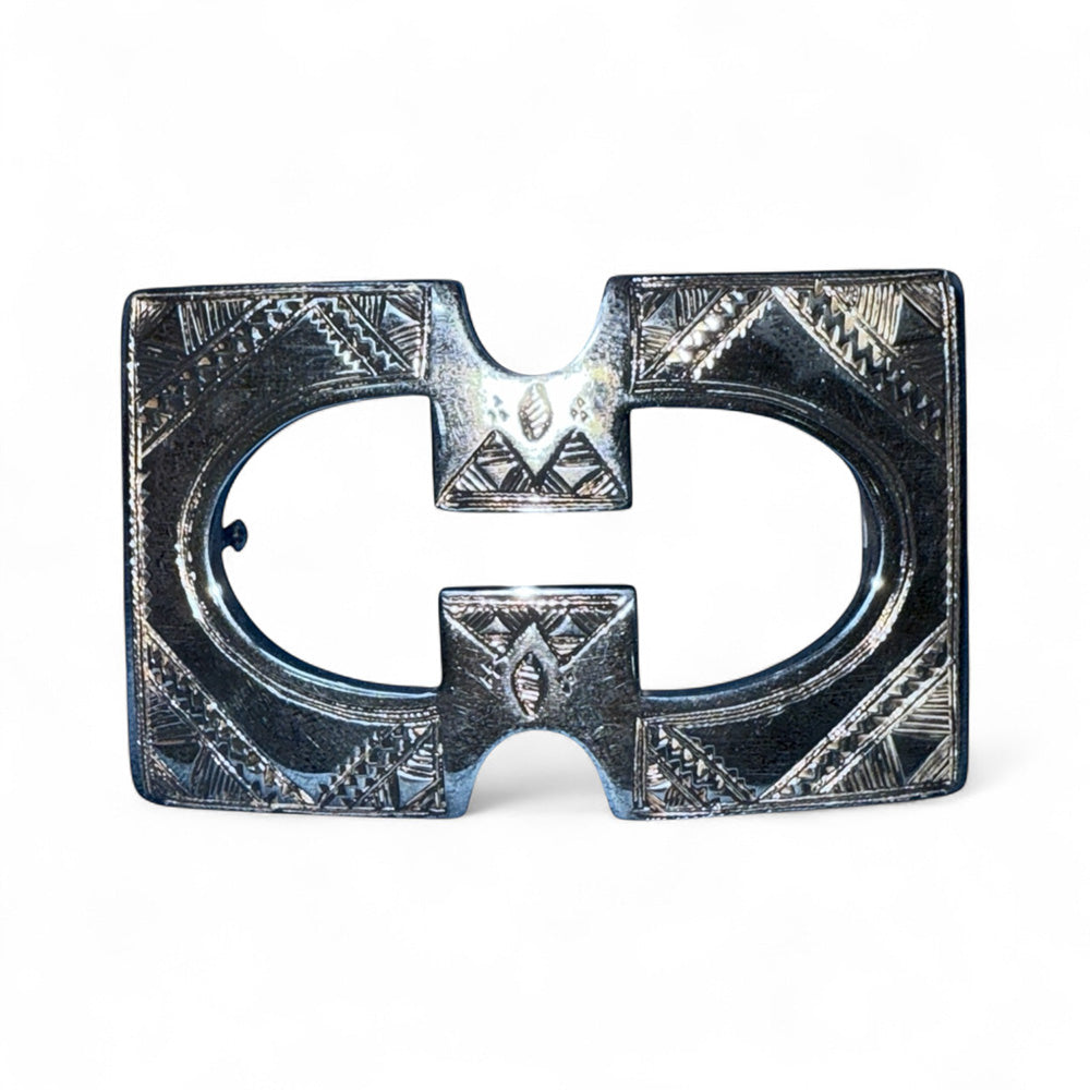 [HERMES] Hermes Tuareg Belt Buckle Ag925