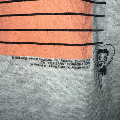 【BETTY BOOP】ベティ・ブープ "BODY BY BOOP" ボクシングTシャツ