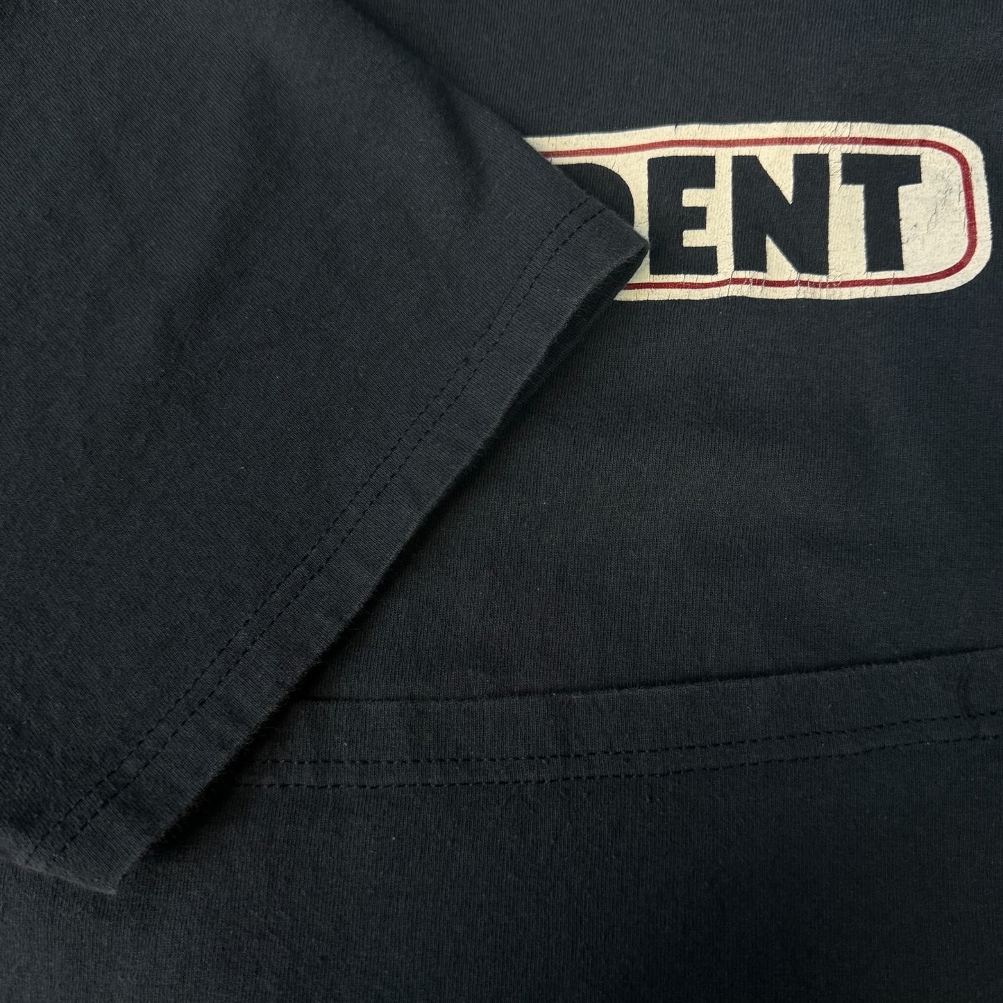 【INDEPENDENT】インディペンデント "BAR LOGO" 00's Vintage Tシャツ navy