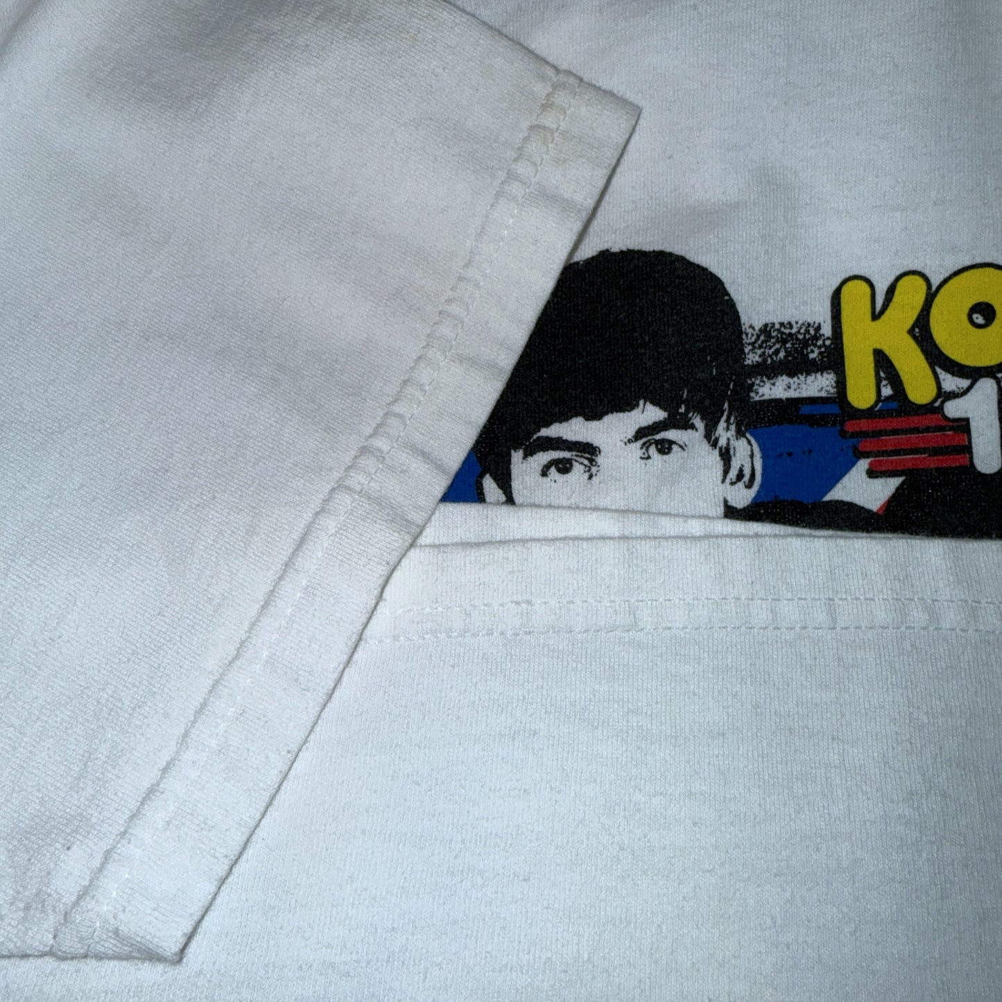 【KONO 101 FM BRITISH INVASION】ケイオーノー ワンオーワン ブリティッシュ インヴェイジョン vintage Tシャツ ビートルズ FAB4 USA製 XL