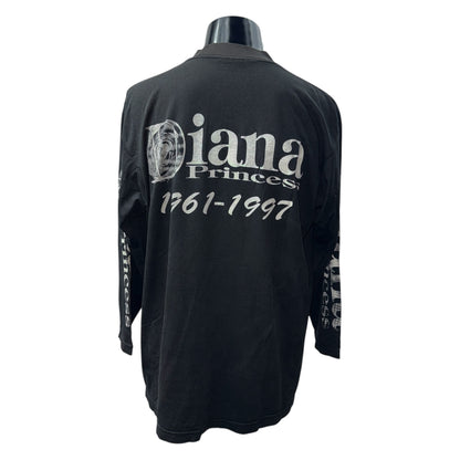 【PRINCESS DIANA】プリンセス・ダイアナ メモリアル フォトプリント ロングスリーブTシャツ