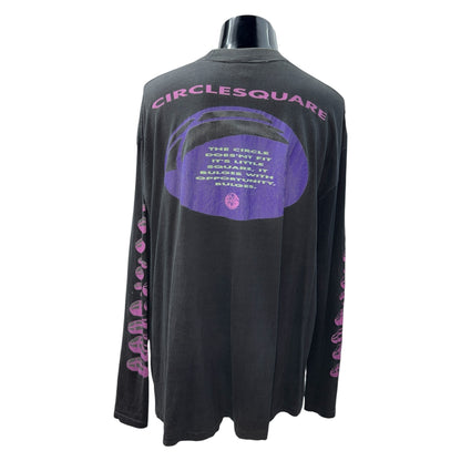 [THE WONDER STUFF] Wonder Stuff "CIRCLESQUARE" Long Sleeve T-Shirt