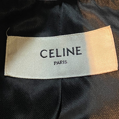 [CELINE] Celine Leather Combination Jacket
