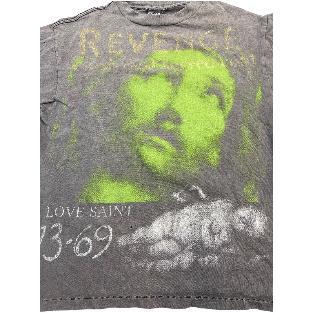 [SAINT MICHAEL] Saint Michael x Ber Ber Jin x GReeeeN Revenge Tee Vintage Black T-shirt M