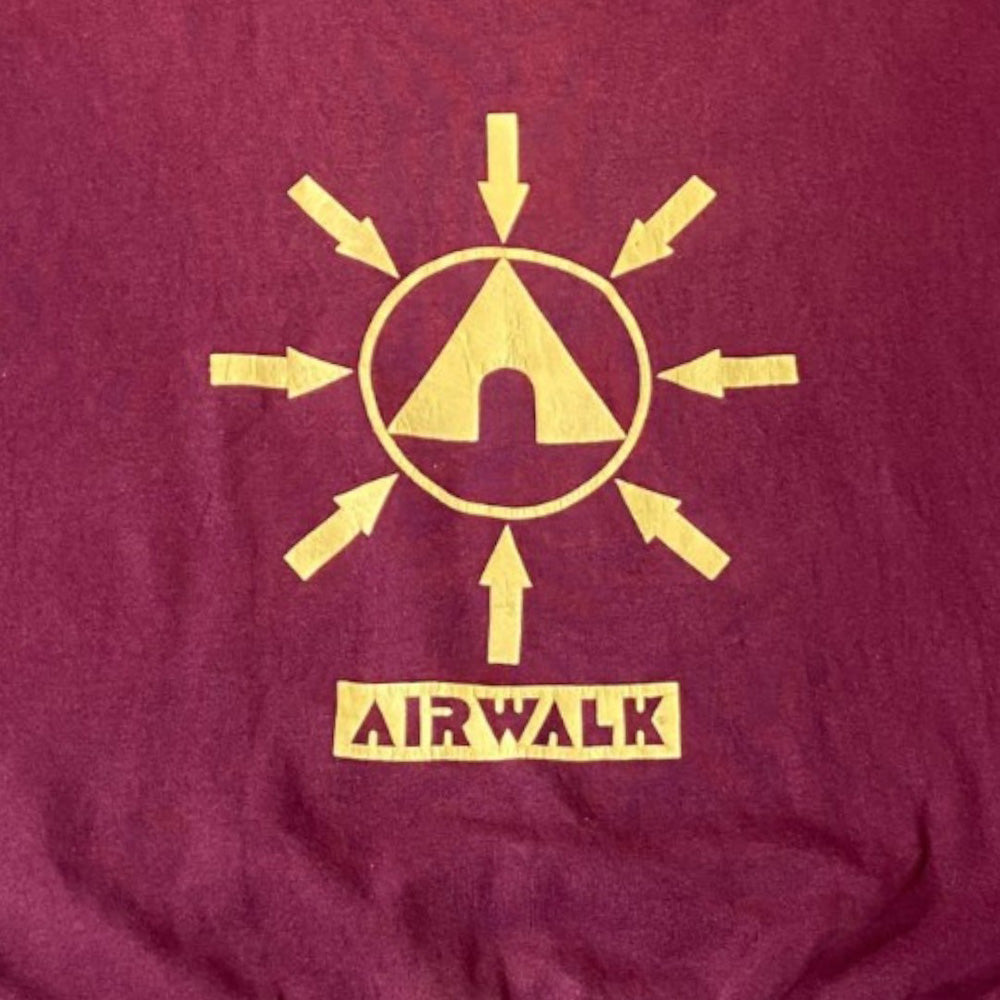 【AIRWALK】エアウォーク ワインレッド 裏起毛トレーナー 90’s M相当