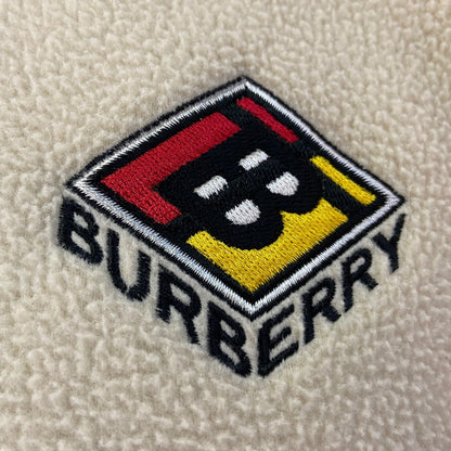 [BURBERRY] Burberry TB Logo Color Block Fleece Zip Up Blouson TB logo color block fleece zip up blouson