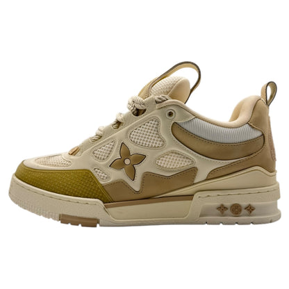 [LOUIS VUITTON] Louis Vuitton LV Skate Line Sneakers, Beige, Size 26.0cm