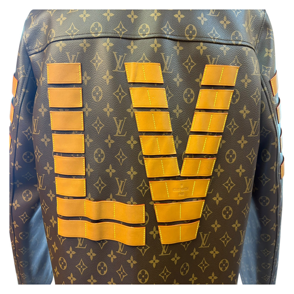 【LOUIS VUITTON】ルイ・ヴィトン ×Virgil Abloh（ヴァージル）22SS モノグラム総柄ミリタリージャケット L
