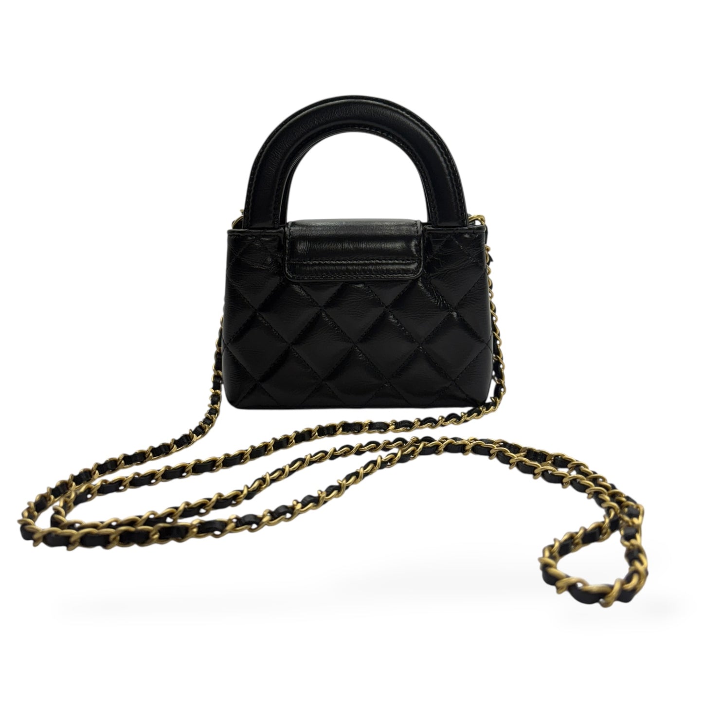 [CHANEL] Chanel Coco Mark Mini Chain Clutch Shoulder Bag
