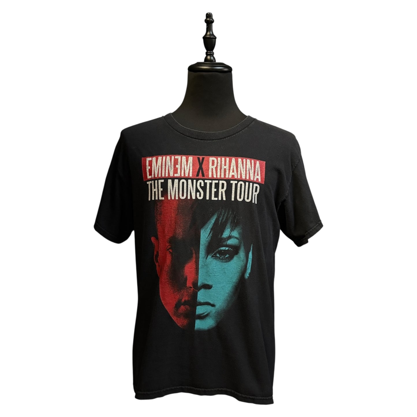 【EMINEM×RIHANNA】エミネム×リアーナ "THE MONSTER TOUR 2014" Tシャツ L相当
