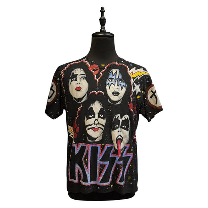 [KISS] Kiss overprint 90's Vintage T-shirt