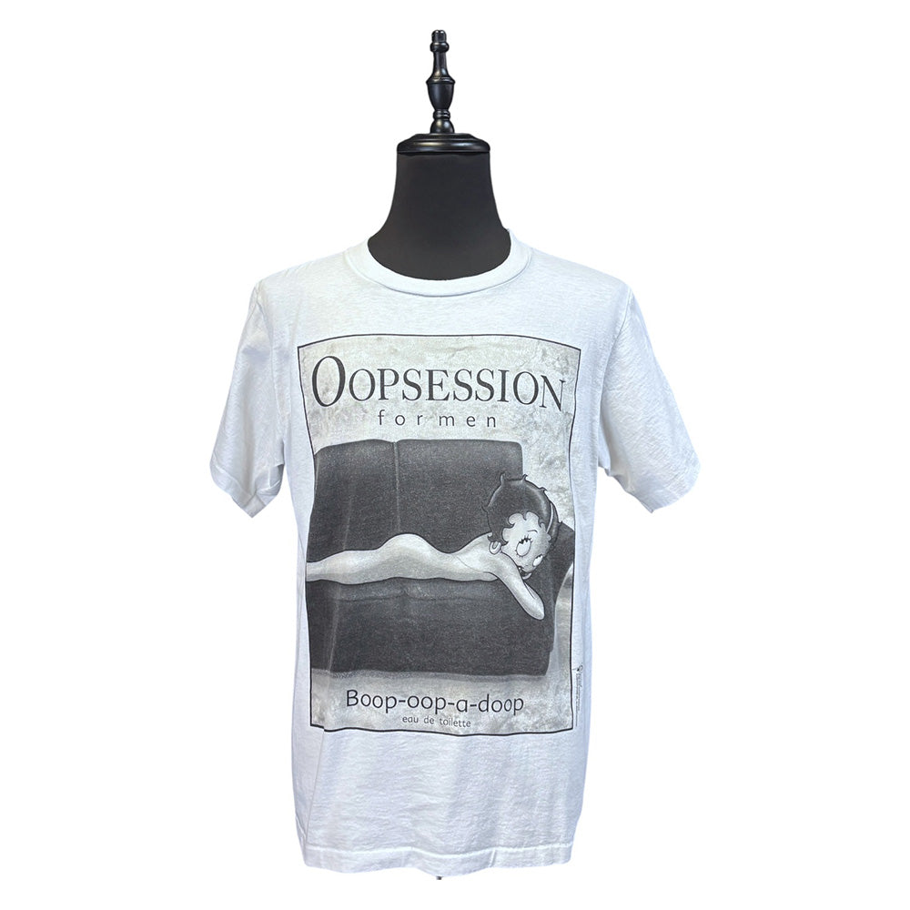 【Betty Boop  "OOPSESSION for men】ベティブープ セクシーアート Tシャツ 90's L