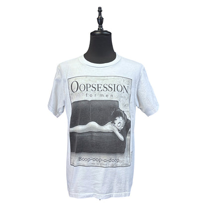 【Betty Boop  "OOPSESSION for men】ベティブープ セクシーアート Tシャツ 90's L