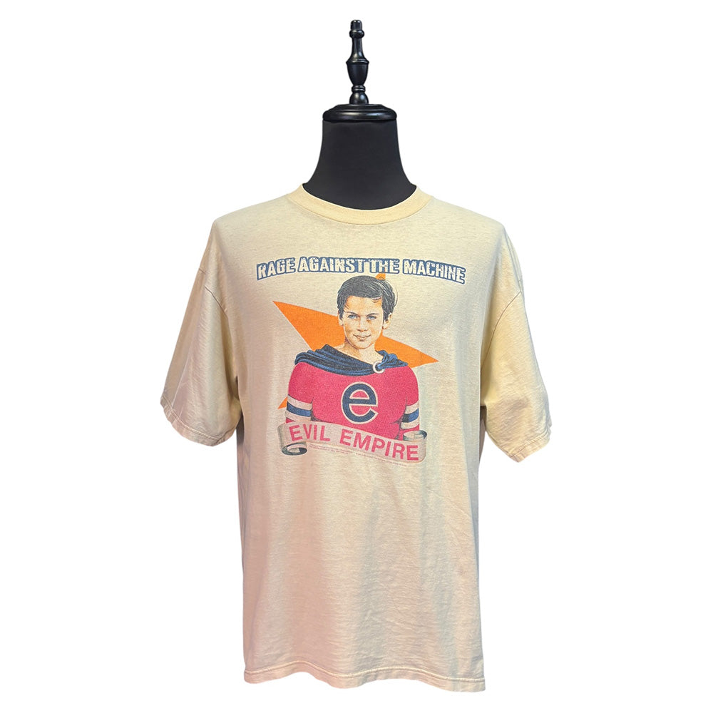 【RAGE AGAINST THE MACHINE】レイジ・アゲインスト・ザ・マシーン)"EVIL EMPIRE" 90s Vintage Tシャツ X
