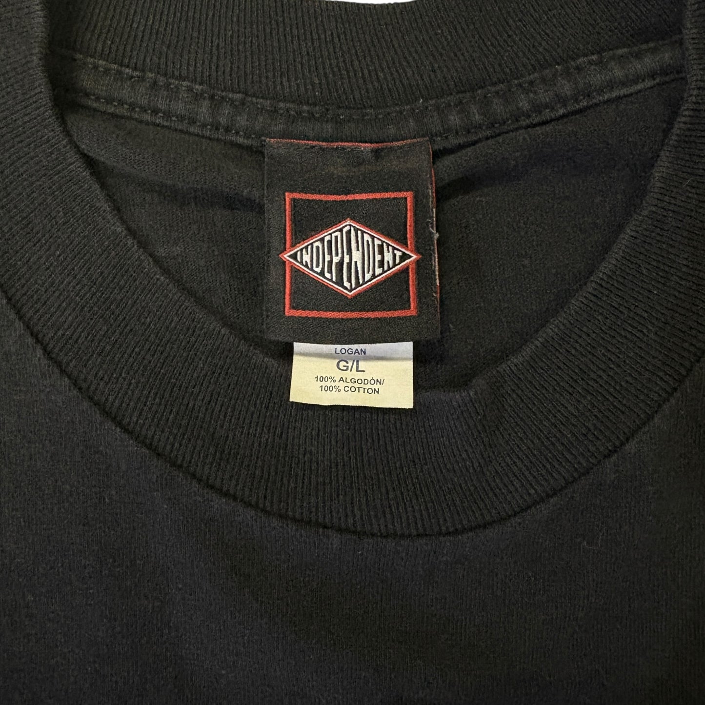 【INDEPENDENT】 インディペンデント Skull スカル  Relic Vintage Tシャツ L