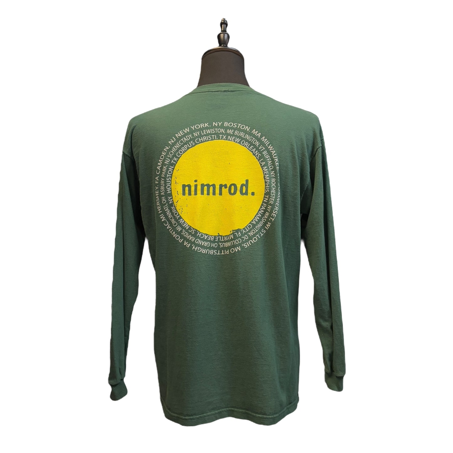 Green Day 1998 Tour Vintage Long Sleeve Tee - Green Day 1998 Tour Vintage Long Sleeve T-Shirt, Size L