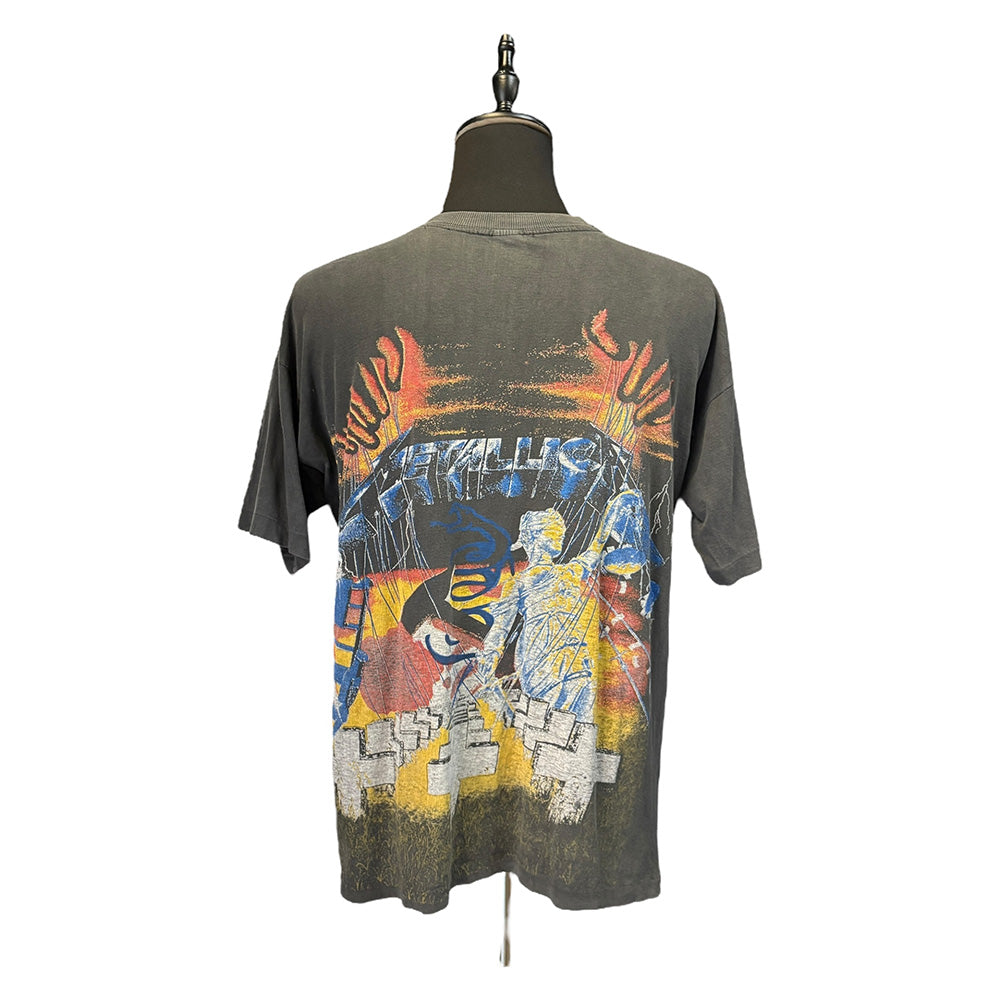 [METALLICA] Metallica ALL OVER US Vintage T-shirt XL