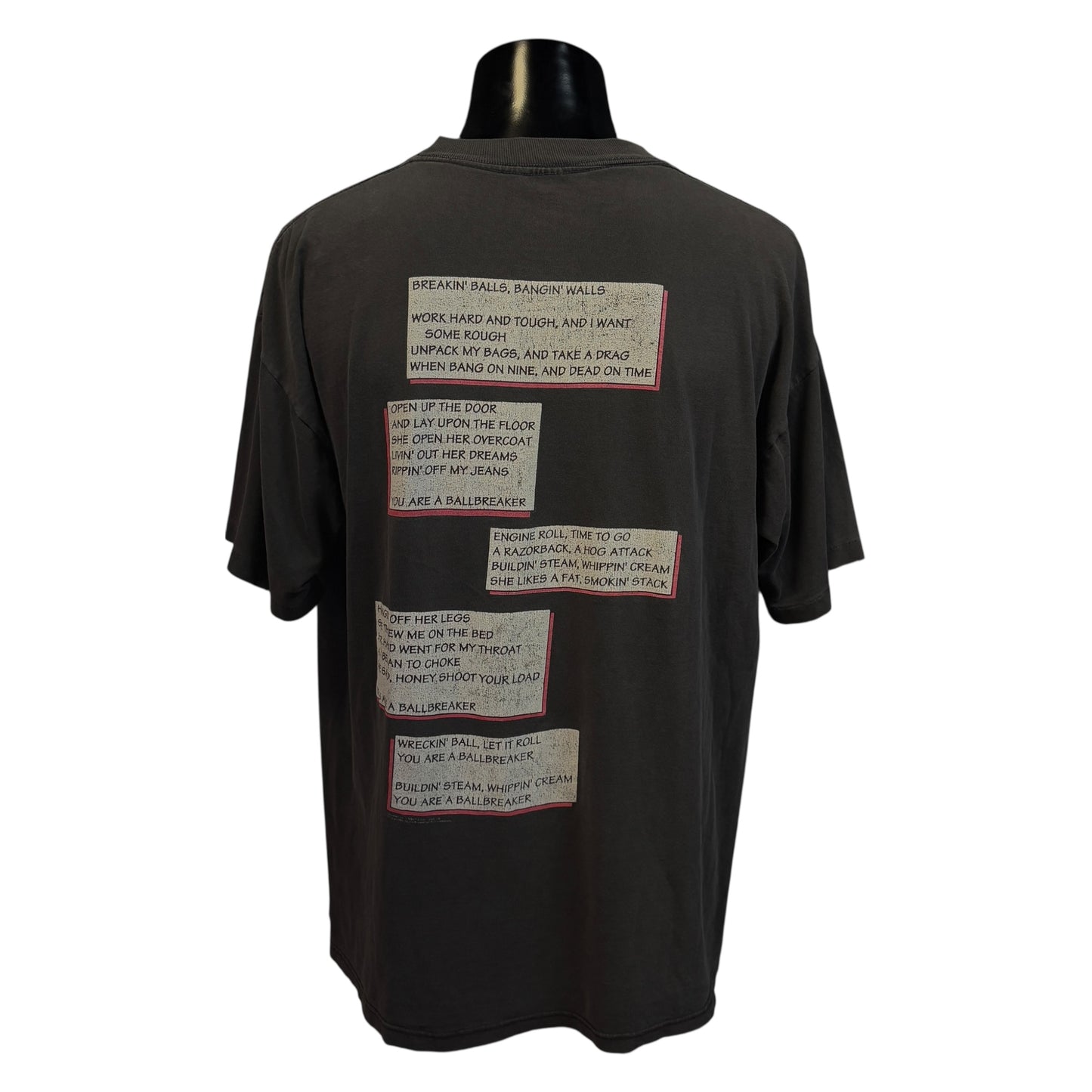 【AC/DC】エーシーディーシー 1995 Comics Ball Breaker Tour Vintage Tシャツ XL