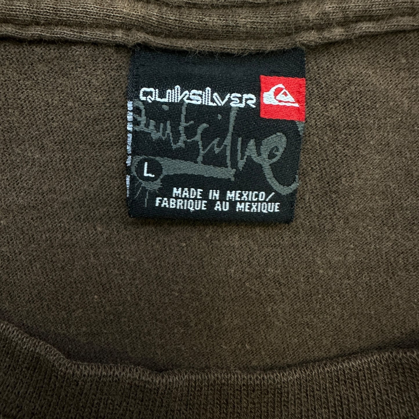 [QUIKSILVER] Quiksilver Brown T-shirt L
