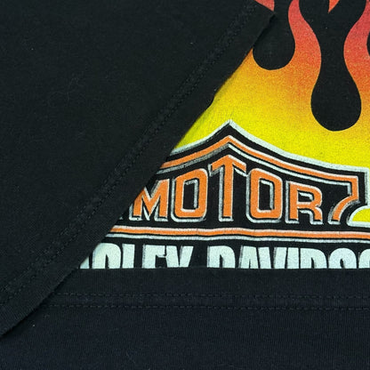 【Harley-Davidson】ハーレーダビッドソン フレイムロゴ Tシャツ XL