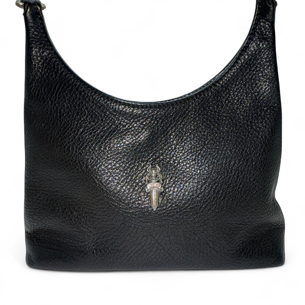 [CHROME HEARTS] Chrome Hearts VIV BAG Dagger Leather Shoulder Bag Black