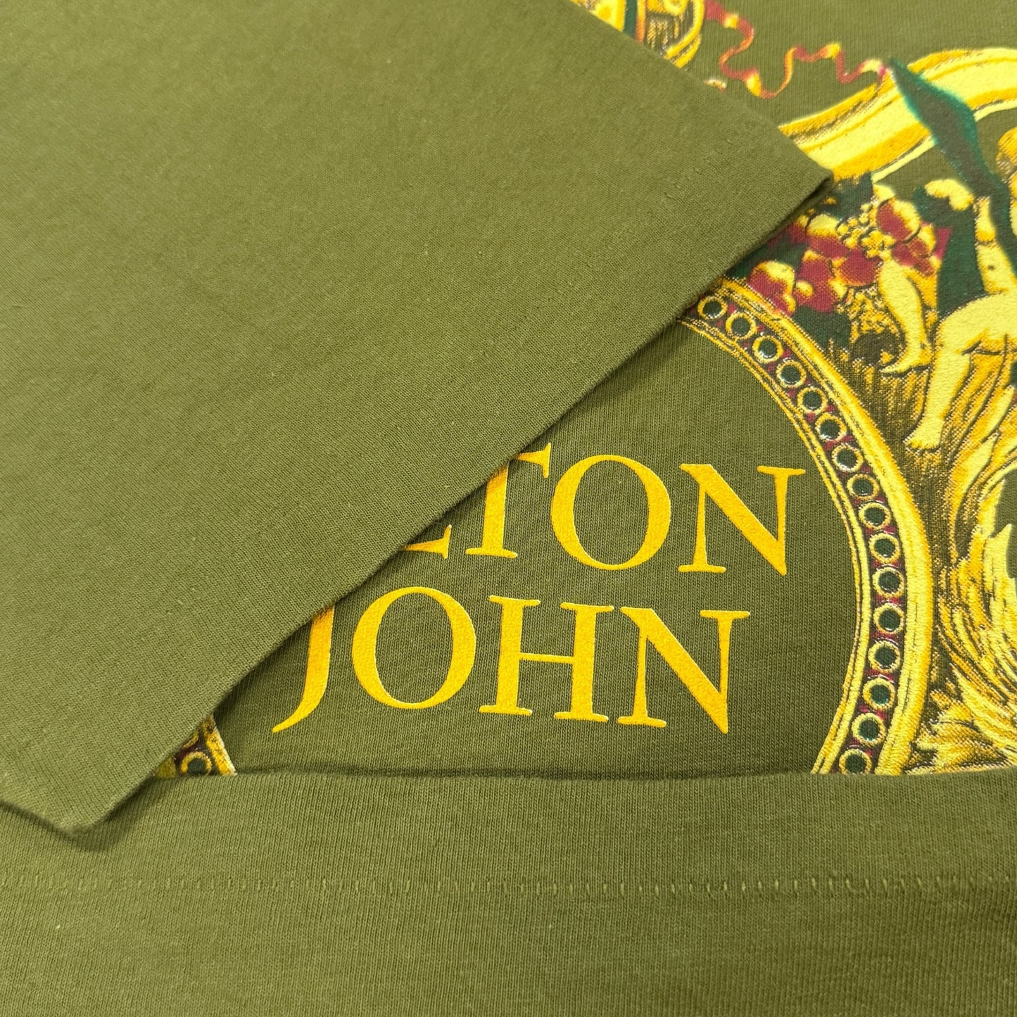 【ELTON JOHN】エルトンジョン "A.I.D.S Benefit Concert STYLED BY GIANNI VERSACE" Tシャツ XL