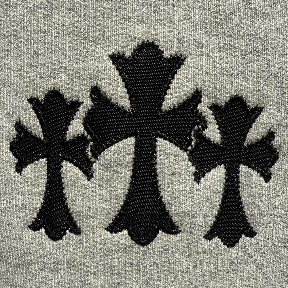 [CHROME HEARTS] Chrome Hearts Cemetery Cross Pullover Hoodie XL