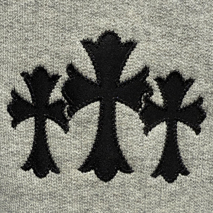 [CHROME HEARTS] Chrome Hearts Cemetery Cross Pullover Hoodie XL