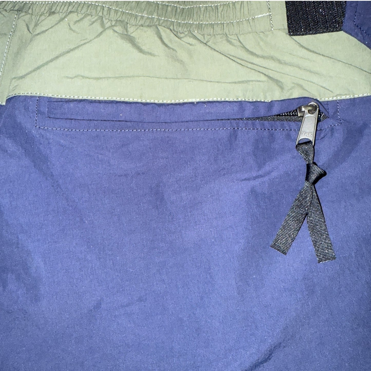 [GUCCI x THE NORTH FACE] Gucci x The North Face two-tone nylon pants, size L