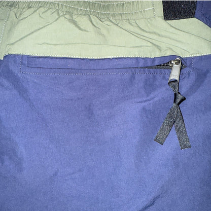 [GUCCI x THE NORTH FACE] Gucci x The North Face two-tone nylon pants, size L
