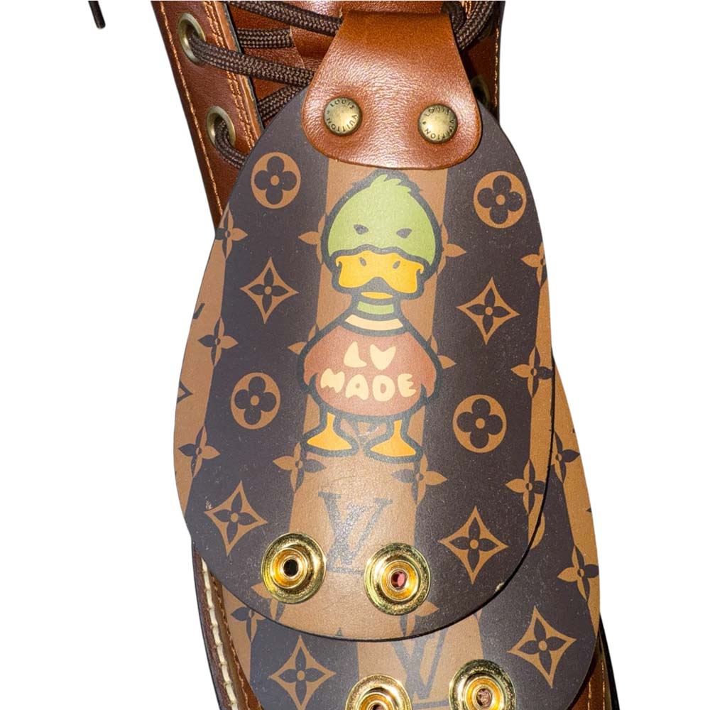 [LOUIS VITTON x NIGO] Louis Vuitton Oberkampf Line Ankle Boots UK7 1/2