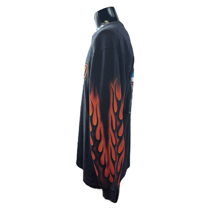 【HARLEY DAVIDSON】ハーレーダビッドソン  MID-OHIO HARLEY-DAVIDSON INC.2005コピーライト ロングスリーブTシャツ