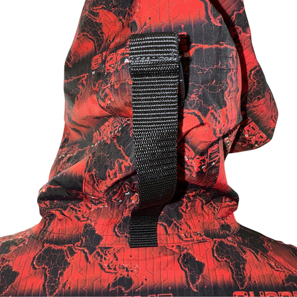 [SUPREME] Supreme 18SS World Famous Taped Hooded Nylon Jacket