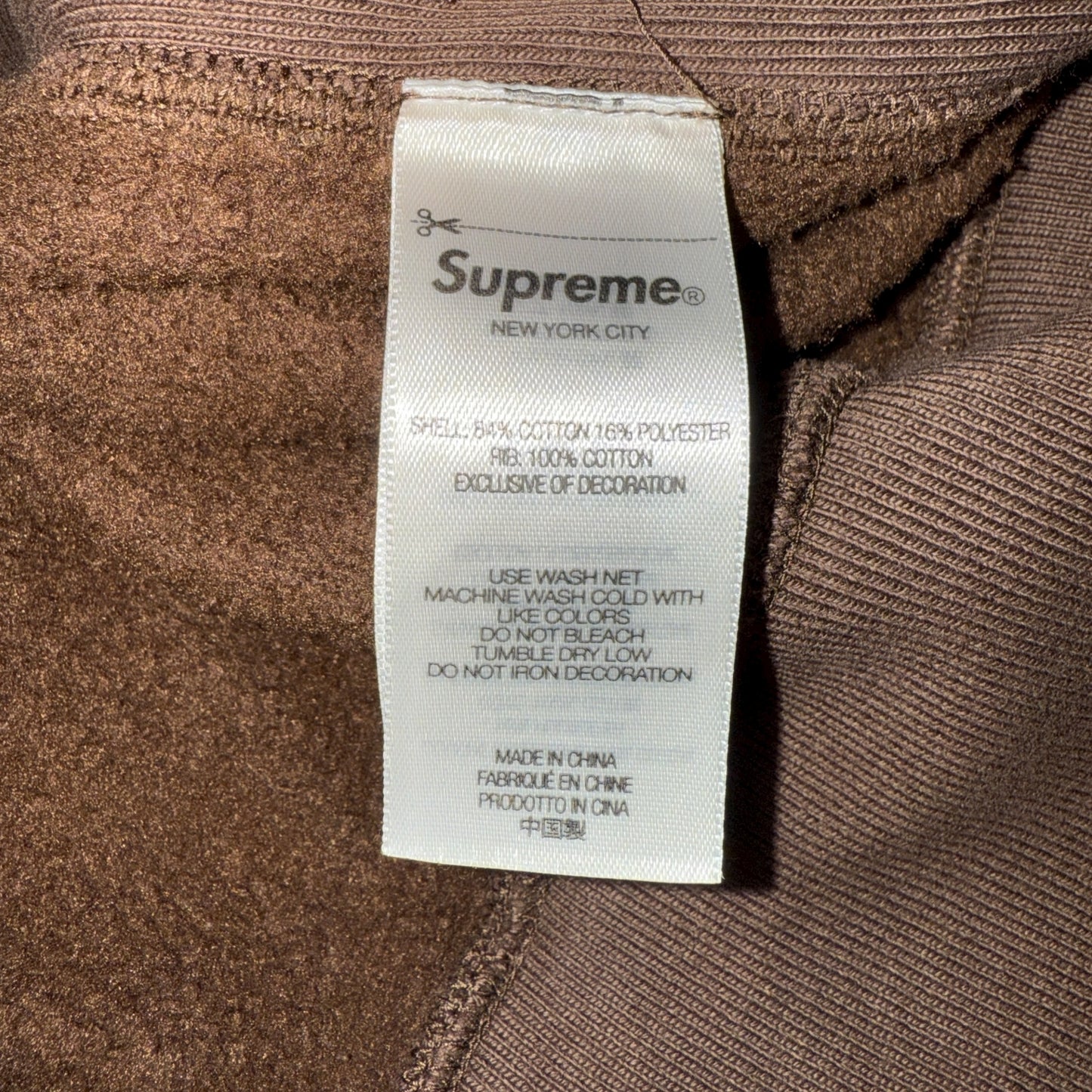 [SUPREME] Supreme Washed Box Logo Crewneck