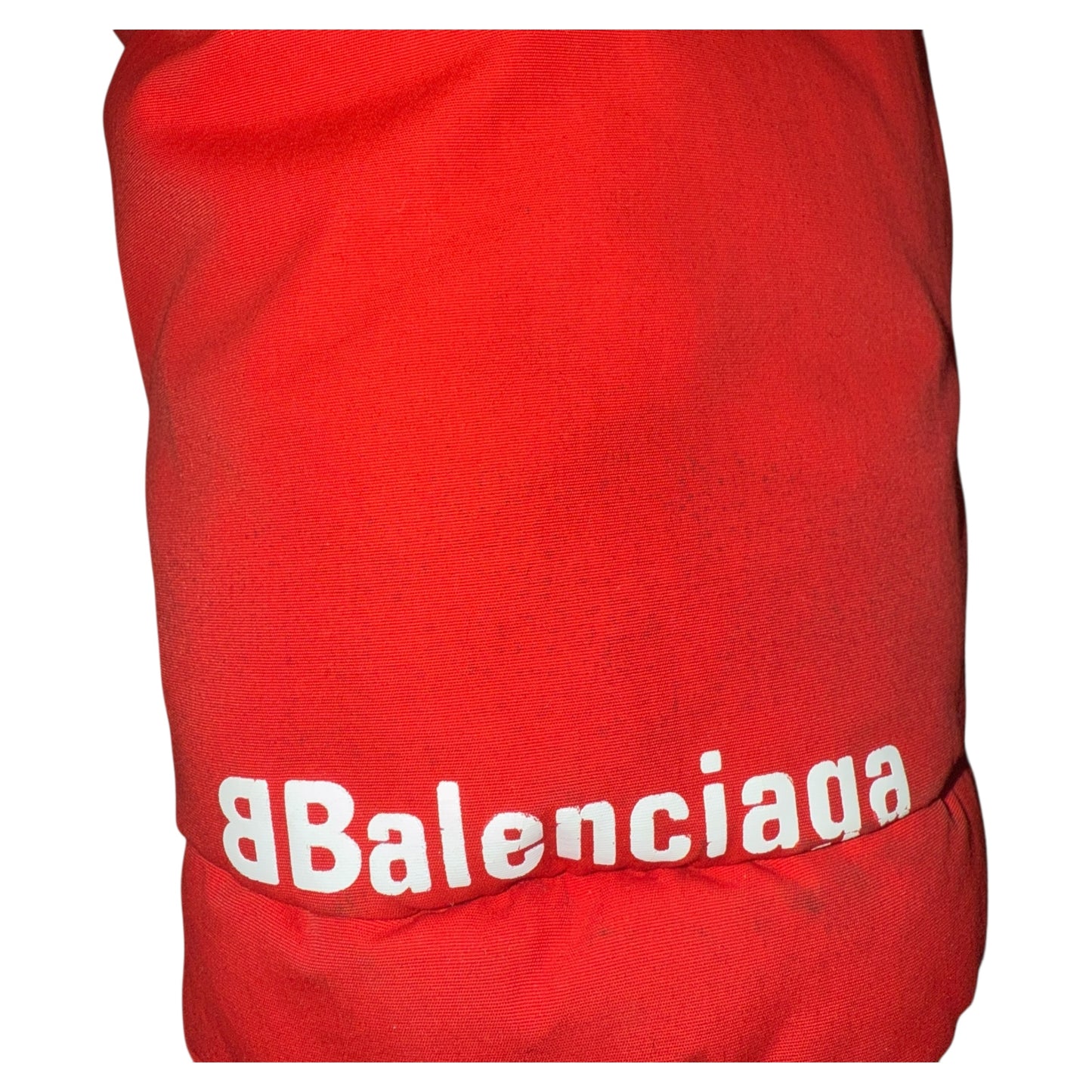 [BALENCIAGA] Balenciaga “FOOTBALL PRINT” logo down jacket