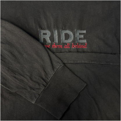 [RIDE] Ride "Leave them all behind" Embroidered Long Sleeve T-Shirt