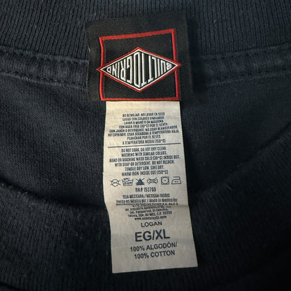 【INDEPENDENT】インディペンデント "BAR LOGO" 00's Vintage Tシャツ navy