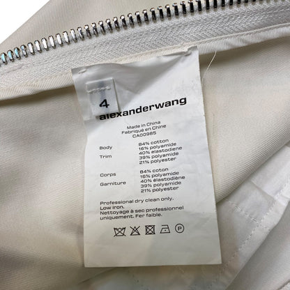 [ALEXANDER WANG] Alexander Wang Carrot Trousers/High-Waist Zipper/Women's Size S