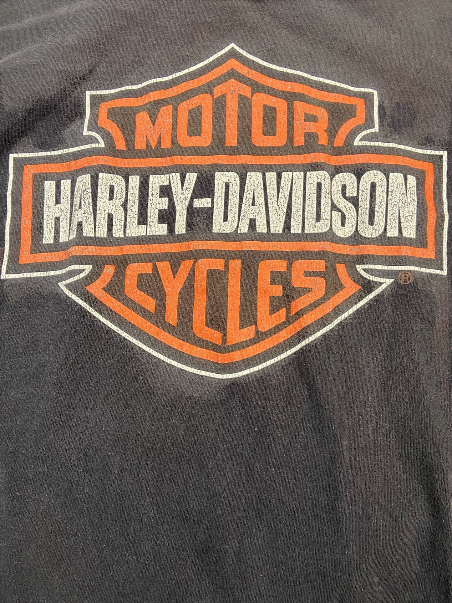 【Harley-Davidson】ハーレーダビッドソン バー&シールド バックグラフィック 90's Vintage Tシャツ L相当