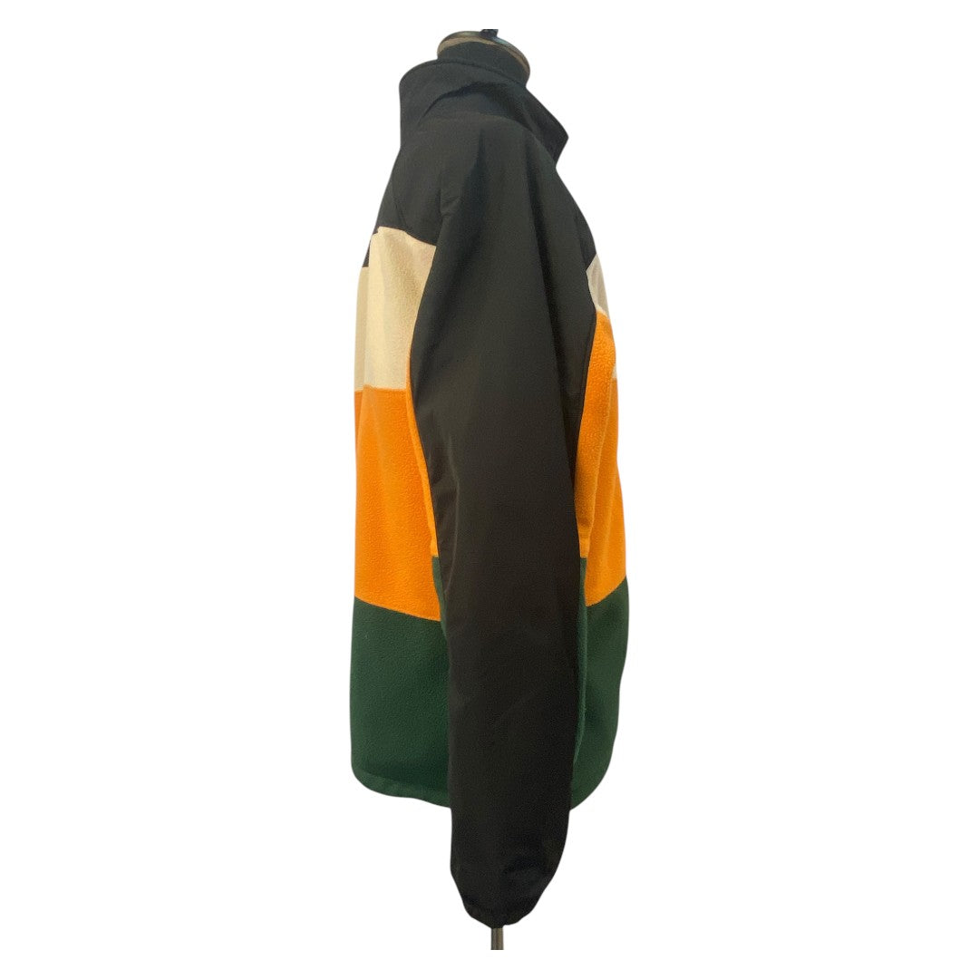 [BURBERRY] Burberry TB Logo Color Block Fleece Zip Up Blouson TB logo color block fleece zip up blouson