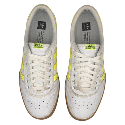 【adidas】アディダス Lucas Premiere スニーカー（ホワイト×イエローライン）/26.5cm