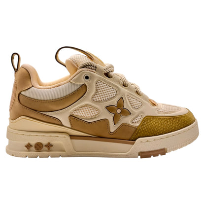 [LOUIS VUITTON] Louis Vuitton LV Skate Line Sneakers, Beige, Size 26.0cm