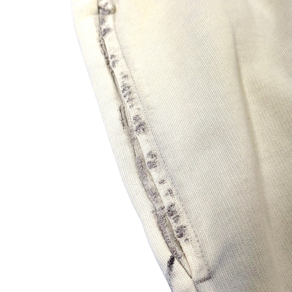 BALENCIAGA Y2K Baggy Sweatpants, Light Beige, Archetype Fleece, Size XS