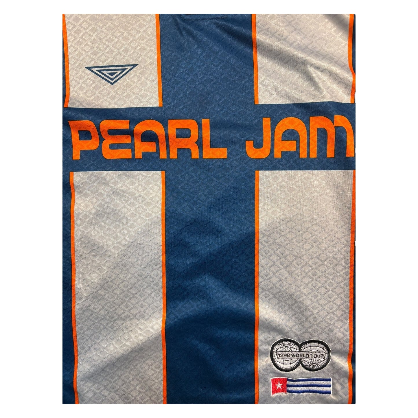 PEARL JAM 1998 World Tour Soccer Jersey Shirt, Size XL