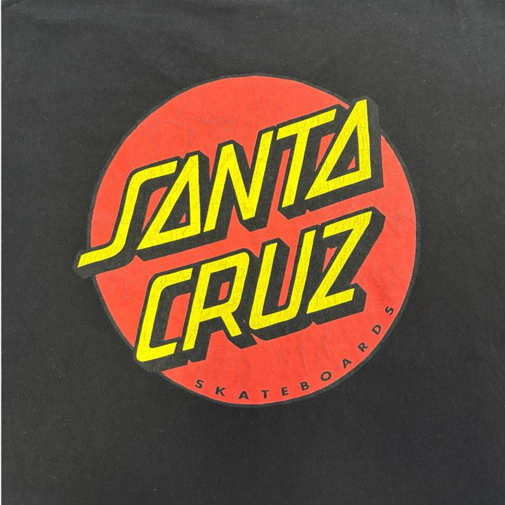 [SANTA CRUZ] Santa Cruz Dot Logo Back Print Vintage T-Shirt XL