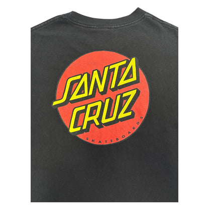 [SANTA CRUZ] Santa Cruz Dot Logo Back Print Vintage T-Shirt XL