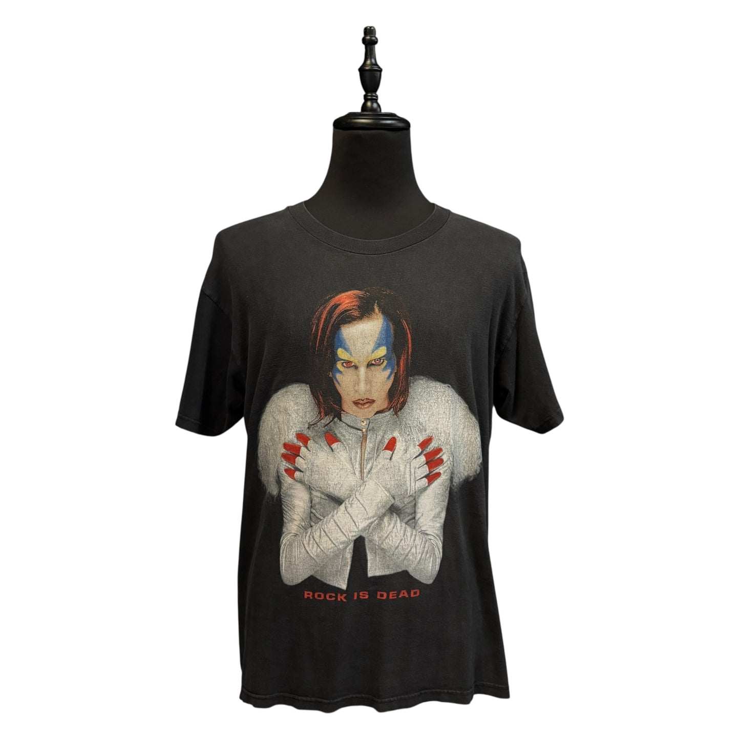 [Marilyn Manson] Marilyn Manson "ROCK IS DEAD omega" T-shirt L