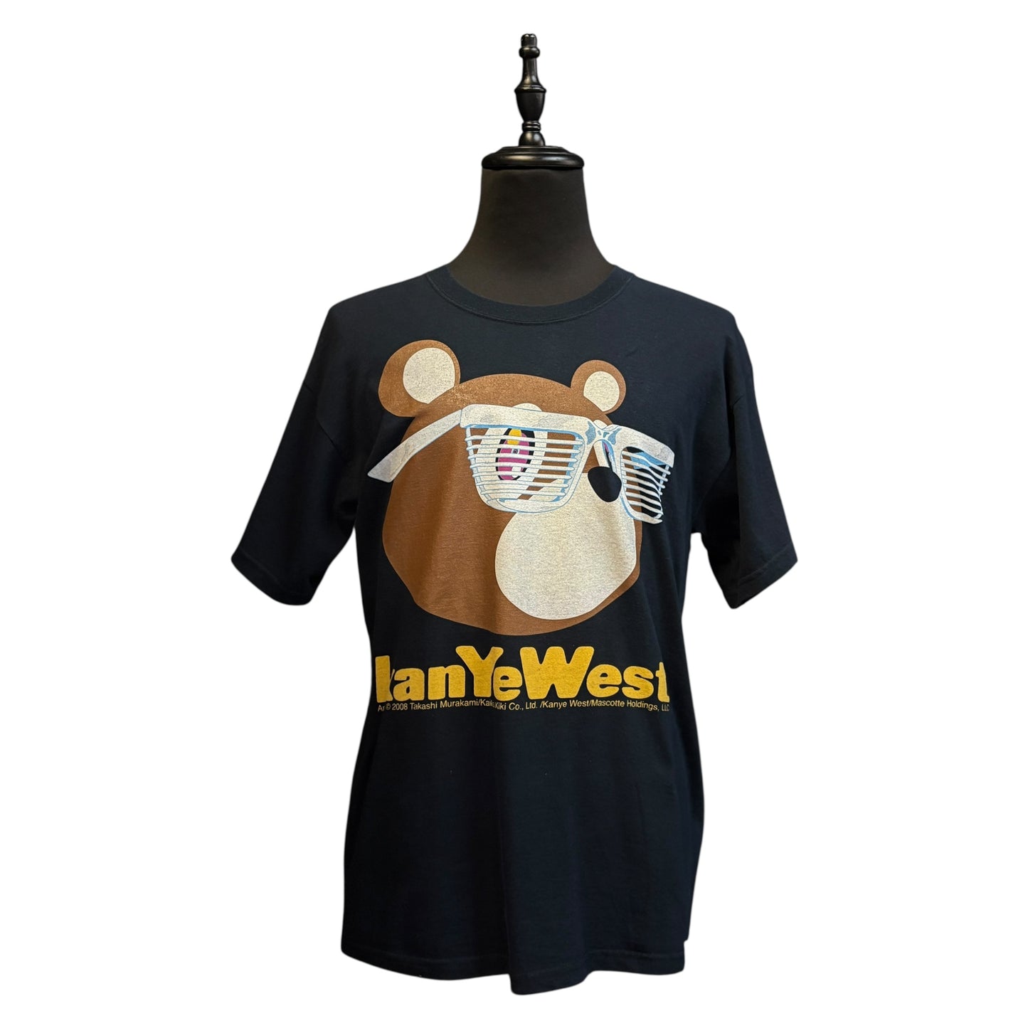 【Kanye Westｘ村上隆 】カニエウェスト ドロップアウトベア Tシャツ USED美品 00's Vintage L