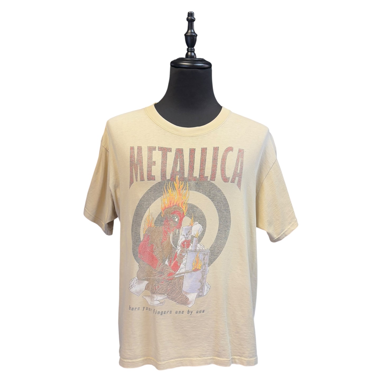 [METALICA] Metallica Vintage T-Shirt / ACME Tag / 90's / Pushead / Where the Wild Things Are / Beige